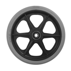 casters on wheelchair