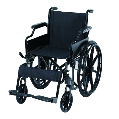 Standard steel wheelchair