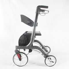 GE Outdoor Rollator Walker With 10inch Wheel  With Hidden Cable
